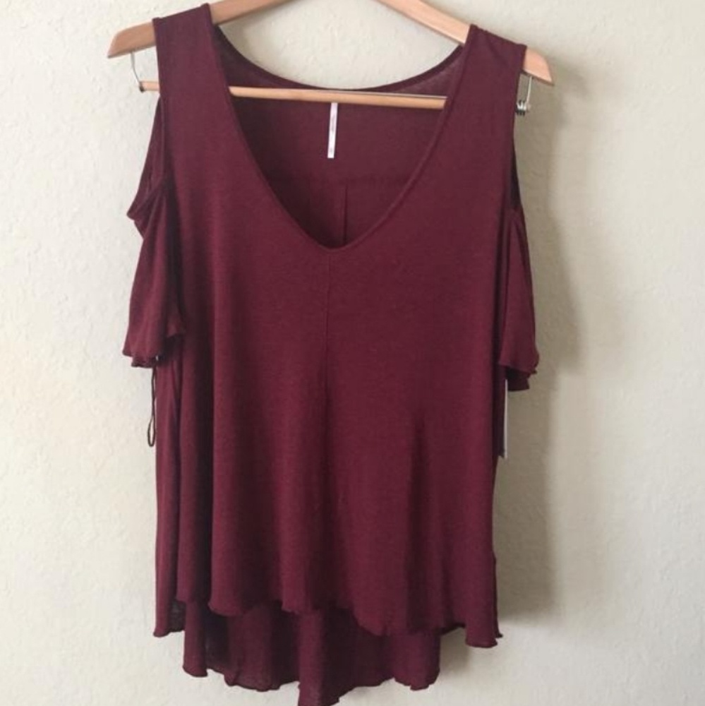 Free People cold shoulder top - Picture 4 of 5